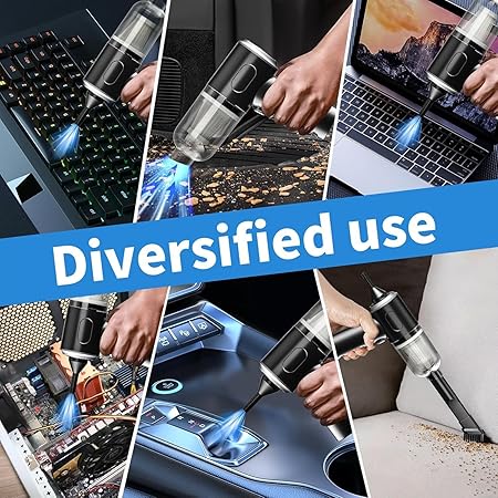 6 PCS - 3in1 Car Vacuum Microfiber Carr Duster Kit|Interior &amp; Exterior Car Cleaning Detailing Tool|Scratch &amp; Lint Free, Pollen Removing|Extendable Long Handle Duster (6 Pcs Car Combo Kit)