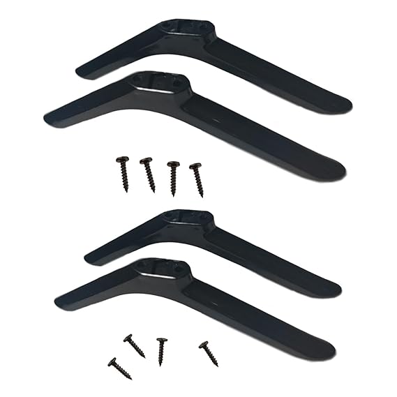 2Pcs TV Stand Legs with 4 Screw Sturdy Televisions Stand Table Top TV Legs 19cmx5cmx1.6cm | Consumer Electronics | Tv Video &amp; Home O | Tv Video &amp; O Accessories | Tv Mounts &amp; Brackets