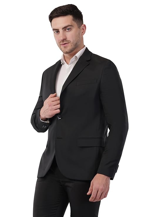 SaintX Men Formal Blazer | Fully Lined | Slim Fit | Professional Jacket | Premium Business Formal Suit | Wedding | All Purpose