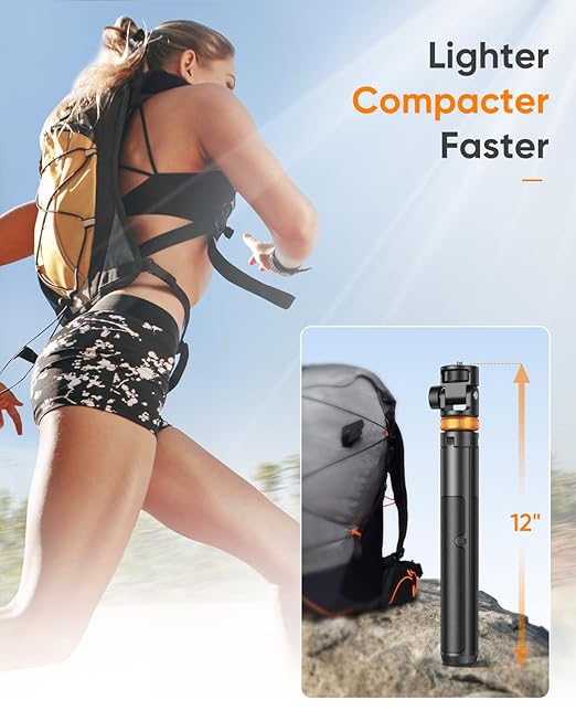 EUCOS 62" Phone Tripod, Tripod for iPhone &amp; Selfie Stick with Remote, Extendable Cell Phone Stand &amp; Ultimate Phone Holder, Solidest Phone Stand Compatible with iPhone/Android