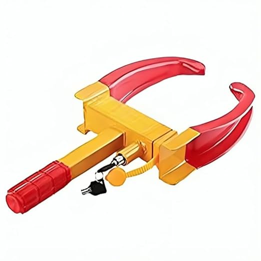 ROYALTECH Heavy Duty Anti Theft Wheel Lock Clamp Anti-Theft Towing Parking Boot Tire Claw Adjustable for Auto Car Truck with Two Keys Multi, Metal
