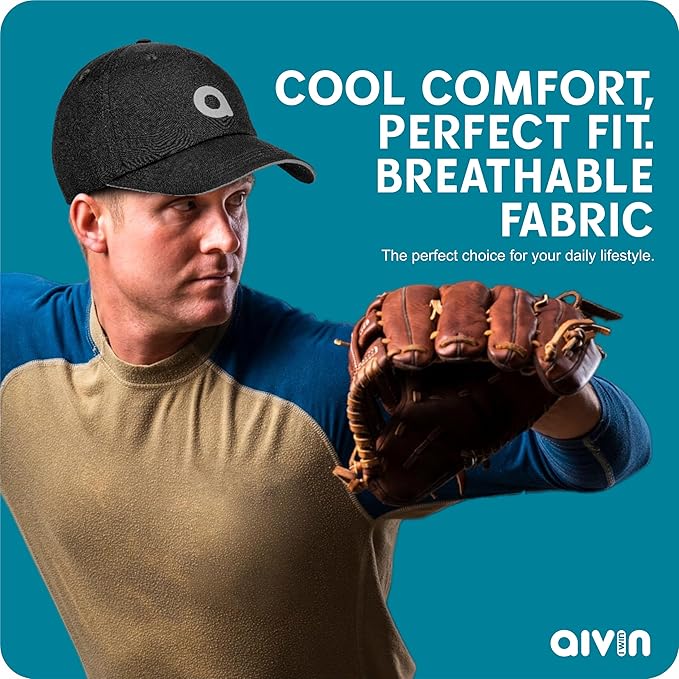 Aivin Polyester Blend Unisex Head Caps with Adjustable Strap in Summer for Men Caps Men for All Sports Cap for Men Women Cap Sports Caps for Men with Airholes