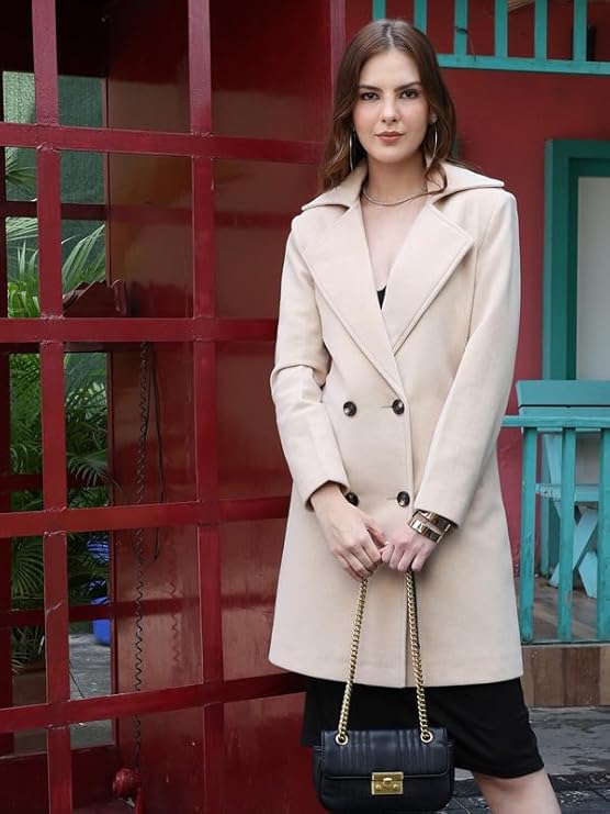 PLAGG Women Winter Long Length Overcoat