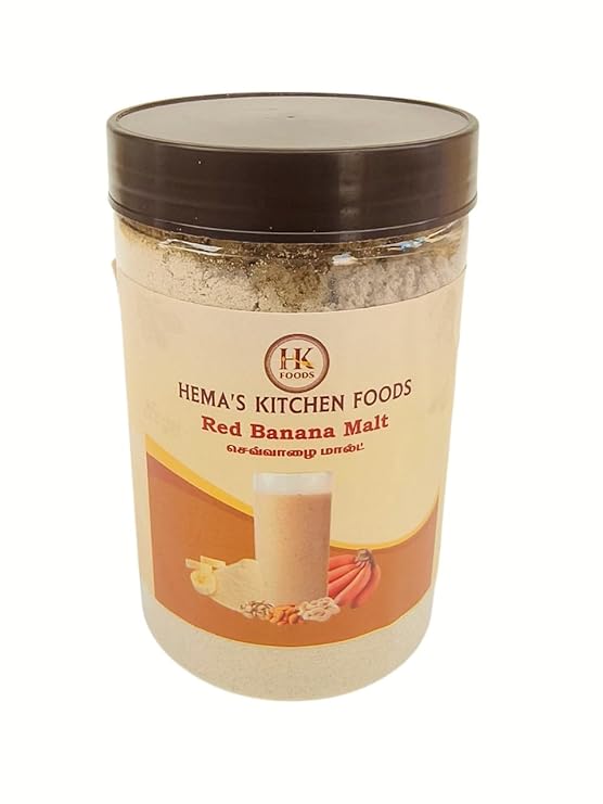 HK Foods Red Banana Malt 250g Natural Banana Beverage Mix for Instant Energy