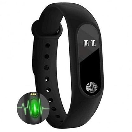 TechKing 1 Year Warranty Bluetooth Fitness Smart Band with Heart Rate Sensor Features and Many Other Impressive Features for All Smartphones