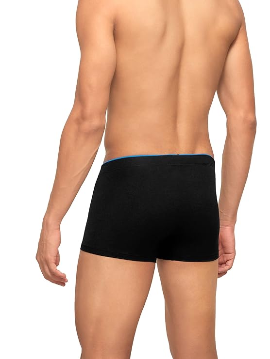 XYXX Men Uno Micromodal Regular Fit Solid Antimicrobial Trunks with No Marks Waistband