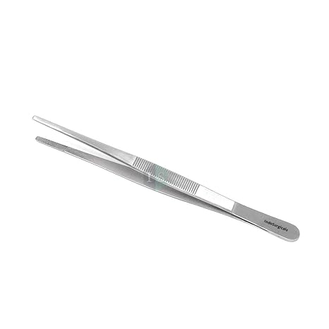 IS IndoSurgicals Deluxe Quality Plain Dissecting Forceps (6 Inch)