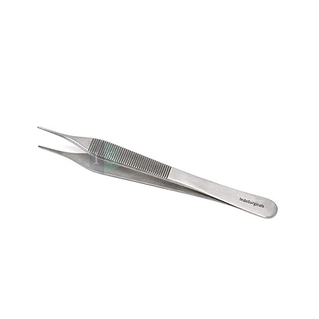 IS IndoSurgicals Adson Forceps (6", Plain Dressing)