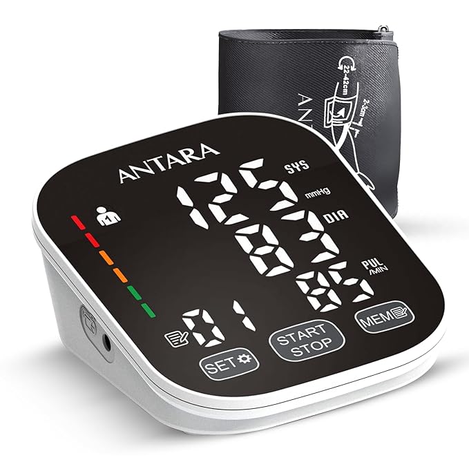 Antara AGEasy (Max Group) Fully Automatic One Touch Digital Blood Pressure Monitoring Device | BP Apparatus for Home