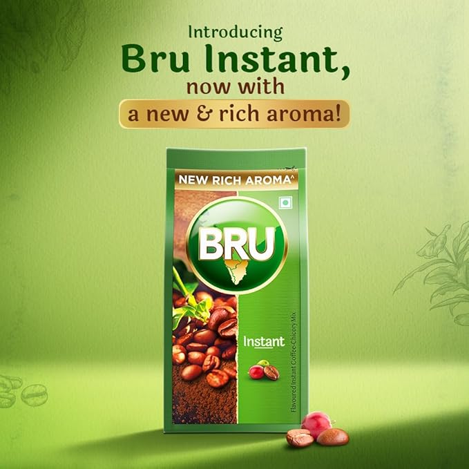 Bru Instant | Aromatic Coffee From South Indian Plantations | Premium Blend of Robusta &amp; Arabica Beans For a Rich Coffee Experience | 200g