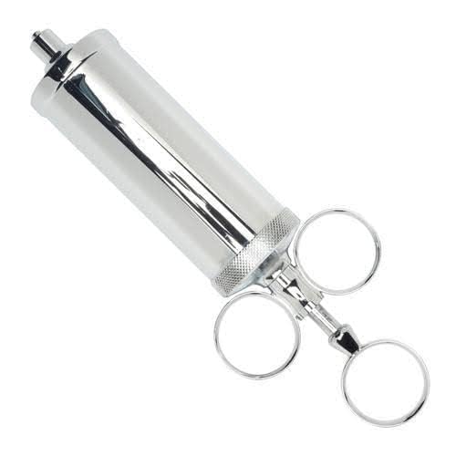 ENT Aural Syringe Brass Metal 100ml