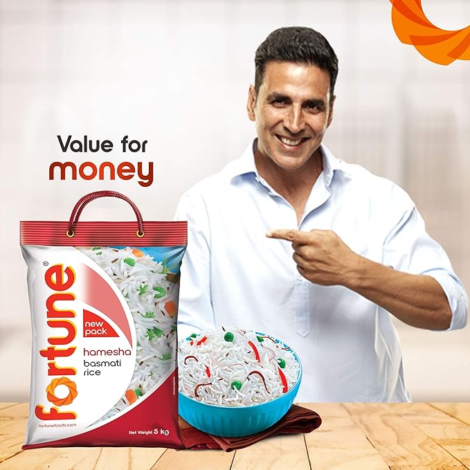 Fortune Hamesha Mini Dubar Basmati Rice, 5 Kg | Fluffy &amp; Non-Sticky | Ideal for Daily Cooking