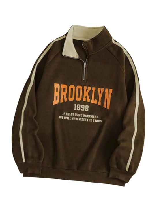 Imsa Moda Men’s Collar Chain Cotton Fleece Sweatshirt | Warm Hoodie for Gym, Travel &amp; Casual Winter Wear