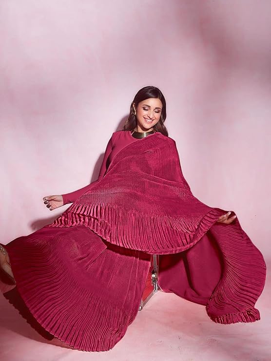 Sidhidata Womens Woven Synthetic Saree With Blouse Piece